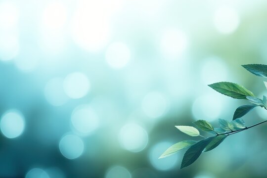 leaf park blurred wallpaper turquoise health organic day calm spring bio texture summer cool concept background foliage blue eco light nature bokeh green mint focus blur abstract