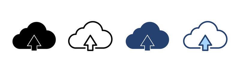 Cloud icon vector. cloud sign and symbol