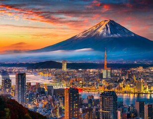 Naklejka premium 日本の観光イメージ