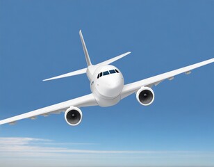 Obraz premium 空を飛ぶ飛行機