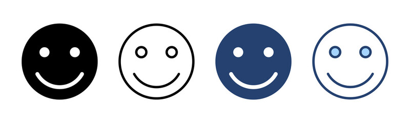 Smile icon vector. smile emoticon icon. feedback sign and symbol