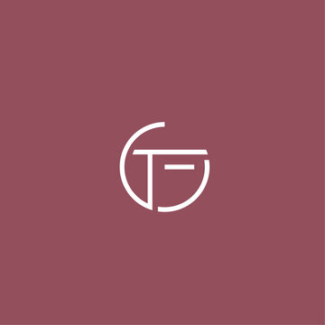 creative logo design letter GFT