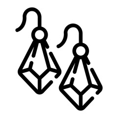 earring Line Icon