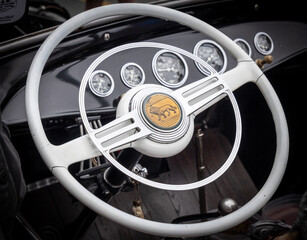 1950s Canadian Monarch steering wheel