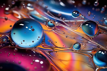photography Macro background bubbles splash water liquid colorful Abstract bubble colourful manycoloured pattern pink blue yellow graphic closeup no people nobody