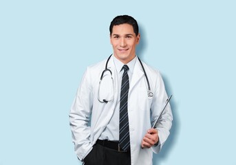 Portrait of doctor medical professional posing