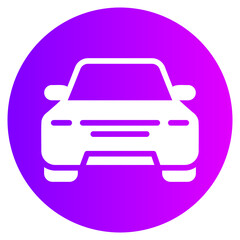 Obraz premium car gradient icon
