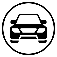 car glyph icon