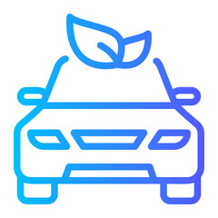 Obraz premium green energy gradient icon