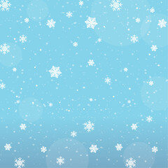 falling Snowfall, Winter snowflakes background