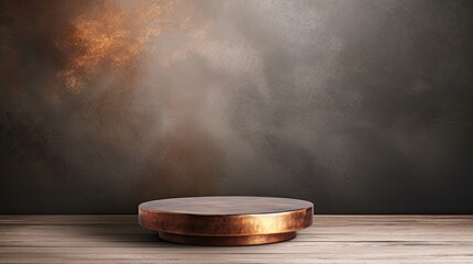 Copy space for displaying your product on a brown table