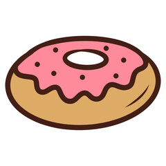 illustration of a donut