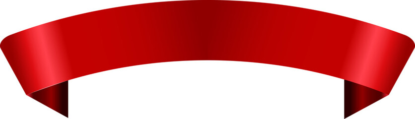 Obraz premium Silk Red Ribbons name tape