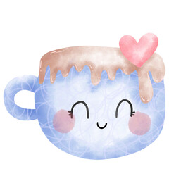 Heart red cup valentine love