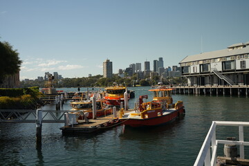 boats in the harbour, Sydney Australia 