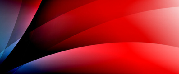 Dynamic flowing waves on gradient color background. Vector illustration For Wallpaper, Banner, Background, Card, Book Illustration, landing page