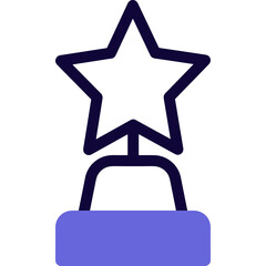 Star colour icon symbol vector image. Illustration of rating quality and review winner customer graphic design image