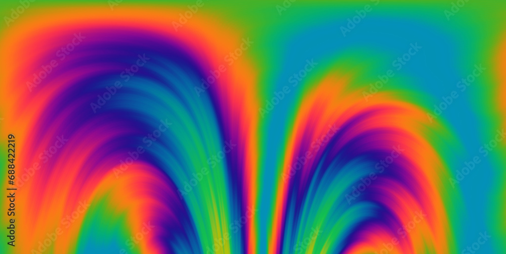 Poster 
A vivid and mesmerizing scene filled with neon-toned glitched patterns, elevated by an enchanting polarization effect, creating a vibrant and trippy backdrop.