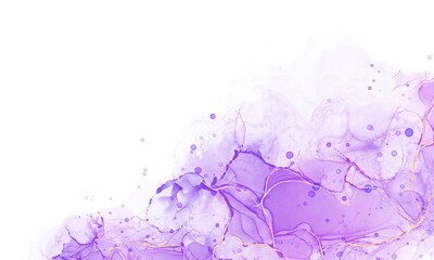 Purple Watercolor Brush Alcohol Ink Graphic Wallpaper