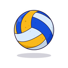Volleyball ball vector illustration isolated background