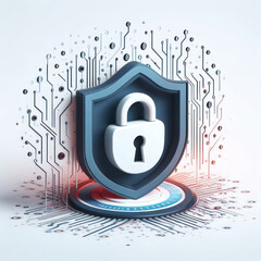 Cyber security and protection of network private information and data future technology concept