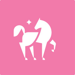 Obraz premium People, Pets logo, Logo Unit Animal Iconic Shapes. Cute Shape Vector illustration Icon Set isolated Vector.