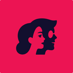 People, Pets logo, Logo Unit Animal Iconic Shapes. Cute Shape Vector illustration Icon Set isolated Vector.