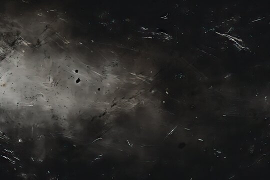 Space Empty Surface Black Scratches Dust White Background Abstract Texture Stained Scratch Grainy Overlay Vintage Aged