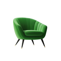 スタイリッシュな椅子。緑、グリーン、家具