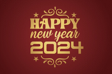 Chinese Lunar New Year festival 2024 celebration, Happy New Year background decorative elements.