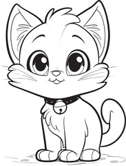 coloring page cat
