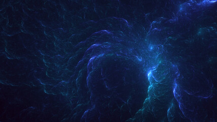 3D manual rendering abstract colorful fractal light background