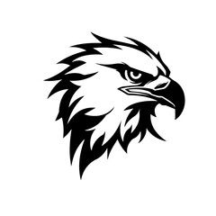 Eagle Logo Monochrome Design Style