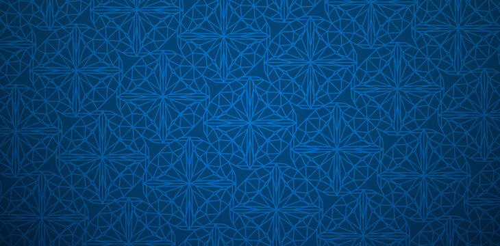 vector illustration Geometrical diamond seamless pattern background blue color for textile wallpaper, books cover, Digital interfaces, prints design templates material cards invitation, wrapping paper