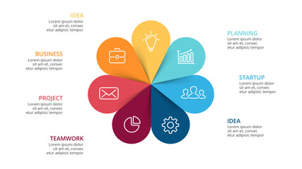 Infographic elements design for presentation, can be used for presentation, workflow layout, diagram, annual report, web design.
