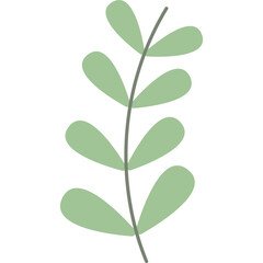 Aesthetic Leaf Element