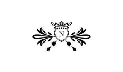 Luxury Retro Logo N