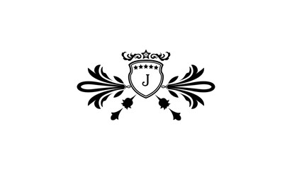 Luxury Retro Logo J