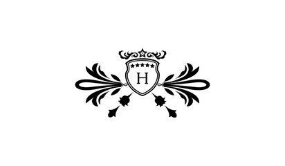Luxury Retro Logo H