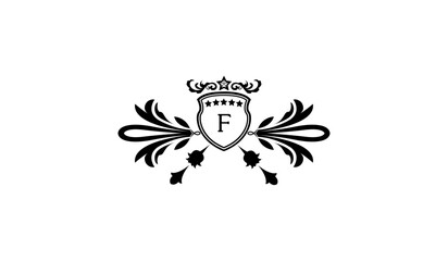 Luxury Retro Logo F