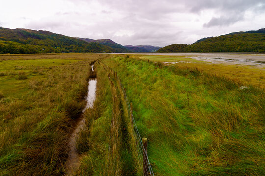Mawddach Estuary, in Snowdonia National Park
