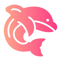 dolphin Gradient icon