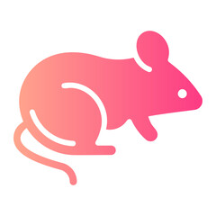 Fototapeta premium mouse Gradient icon