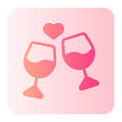Fototapeta premium cheers gradient icon