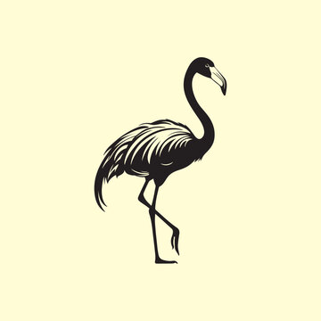 Flamingo Vector Images, illustration of a flamingo