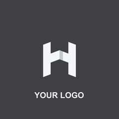 Obraz premium abstract h logo