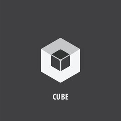 simple cube logo