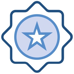 Star icon symbol vector image. Illustration of rating quality and review winner customer graphic design image