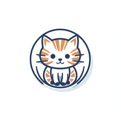 Icon of a pet shop for cat