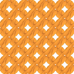 Pattern homemade cookie different taste in pastry biscuit